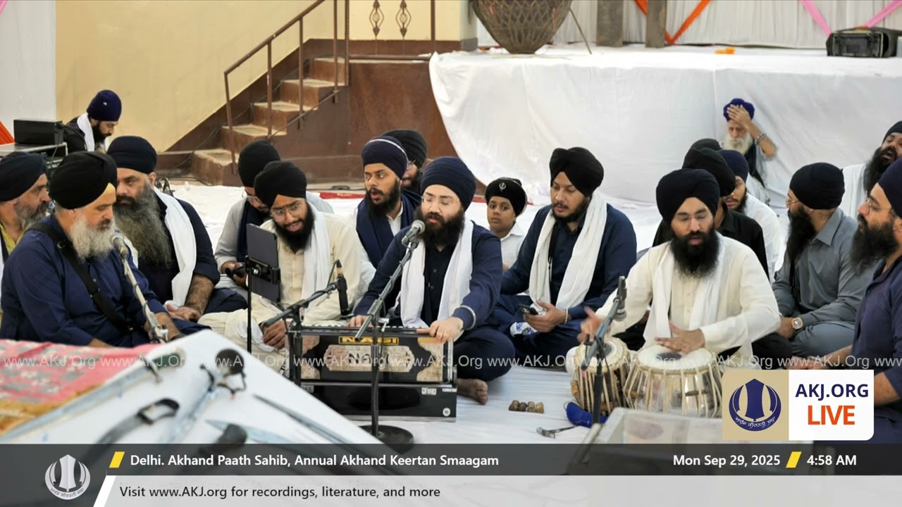 001 Delhi 29Sep2025 MonMor AasaaDeeVaar Bhai Charankanwal Singh Jee Delhi