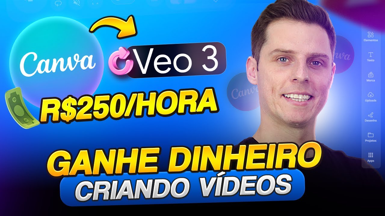Google VEO3 + Canva! Crie Vídeos PROFISSIONAIS e LUCRE usando inteligência Artificial