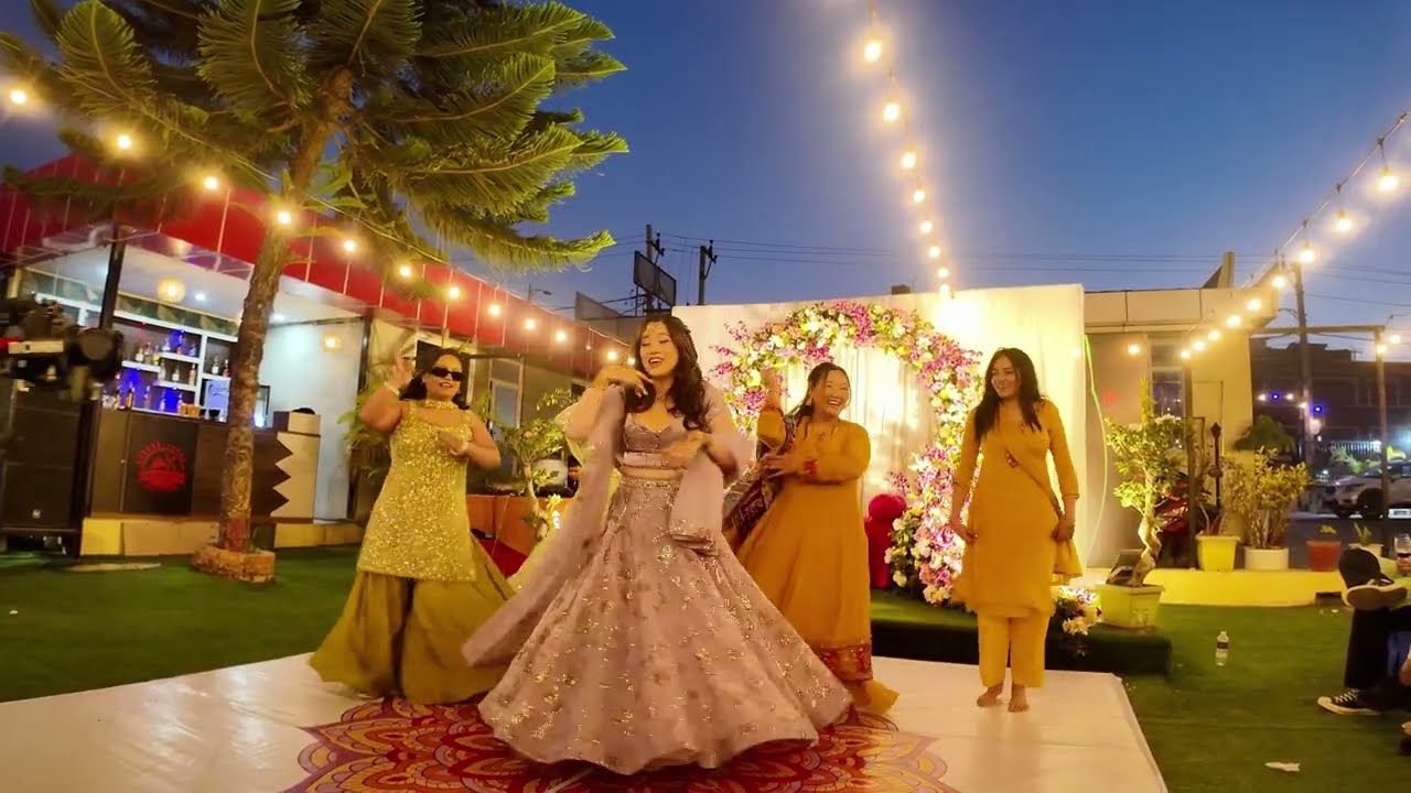 When the Bride Steals the Show 😍 | Mehendi + Sangeet|BrideMaids| “Bride & Bridesmaids Take Over|