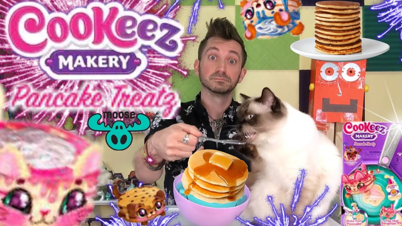 Pan-cats? Cat-cakes..?  You decide!           #cookeez #makery #moosetoys #cookingtoys