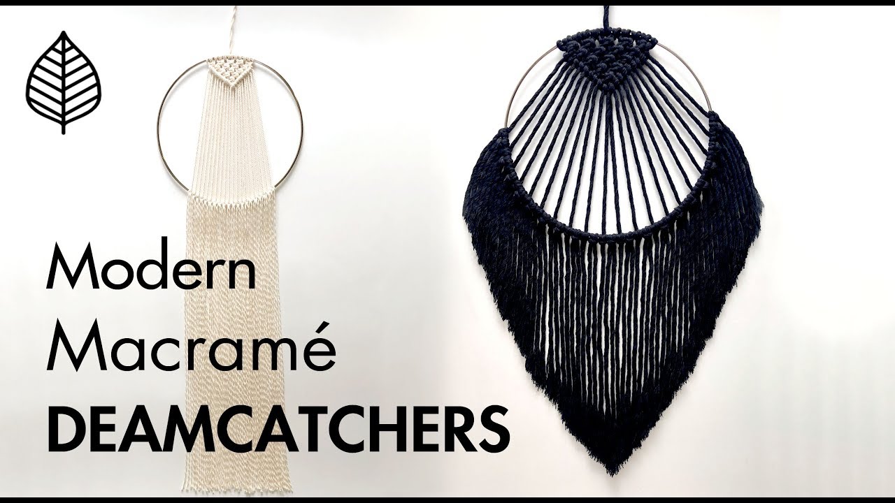 Modern Dreamcatcher / Macrame Tutorial / DIY Dreamcatcher Pattern / Rock Mountain Co.