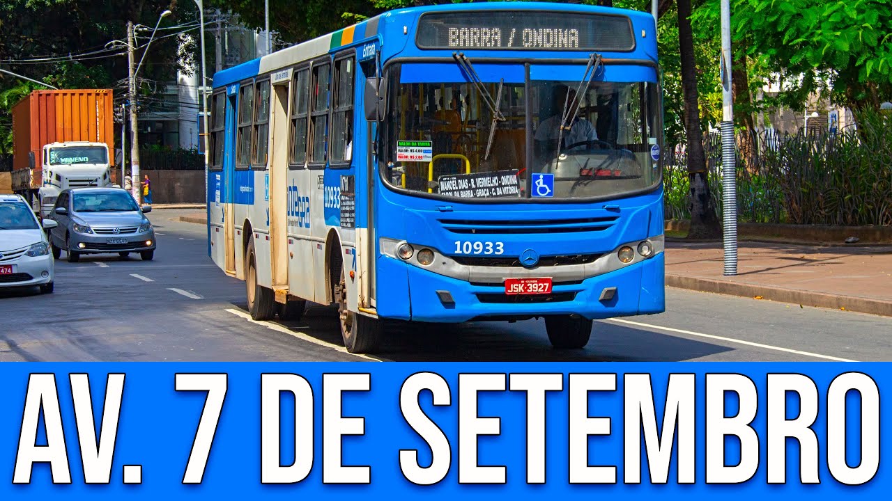 Avenida 7 de Setembro (Salvador/BA) - Movimentação de Ônibus #183