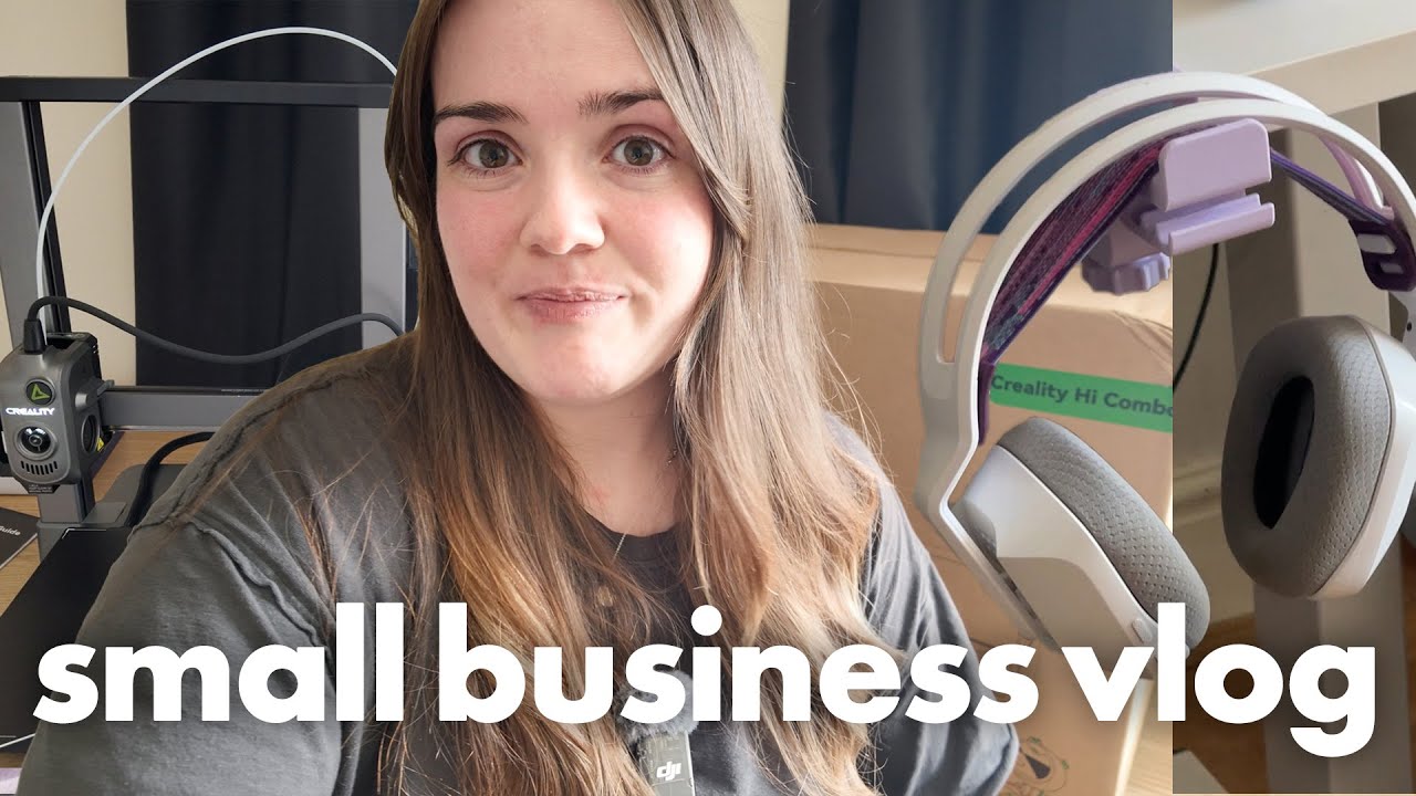 Event prep, new releases and a 3d printer! | sticker shop studio vlog