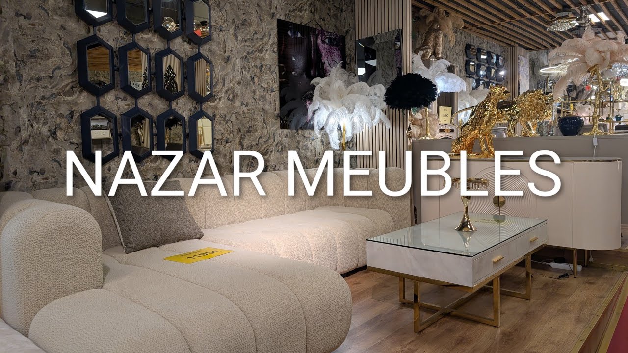 جولة في محل #Nazar_meubles#Bruxelles# من بين أرخص المحلات للأثاث المنزلي _موديلات راقية وشيك