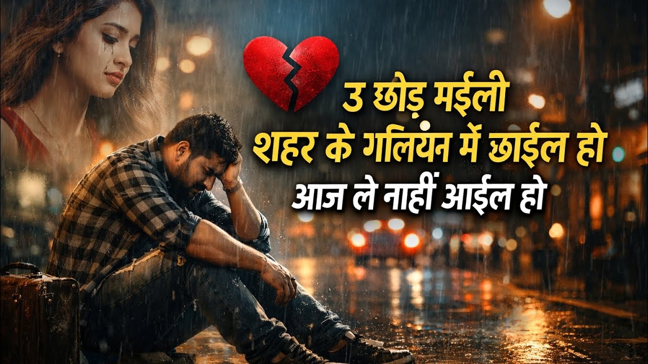 उ छोड़ गइली शहर के गलियन में छाईंल हो | दर्द भरा भोजपुरी सैड सॉन्ग | Bhojpuri Sad Song 2026