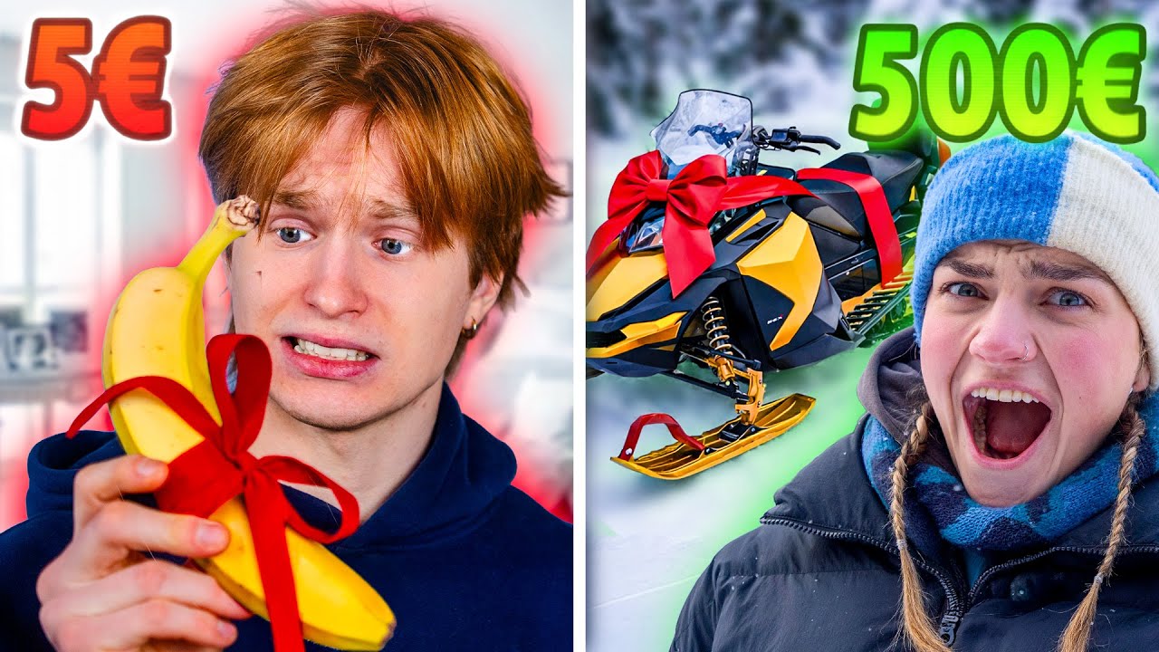 5€ VS 500€ Sõbrapäeva Kingitus (ft. Millenzials, Sidni ja Stiven)