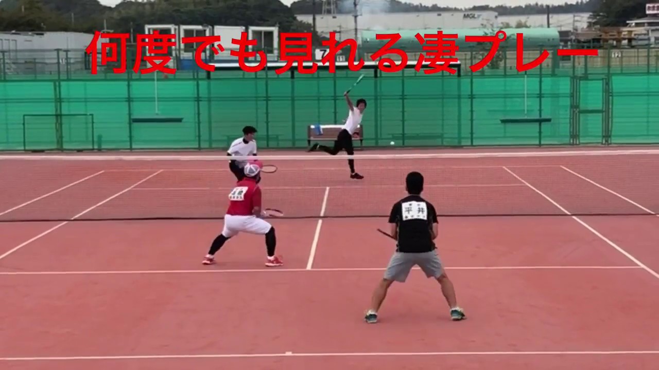 【ソフトテニス】市川市長杯での溝端・高月ペアVS高橋・平井ペア