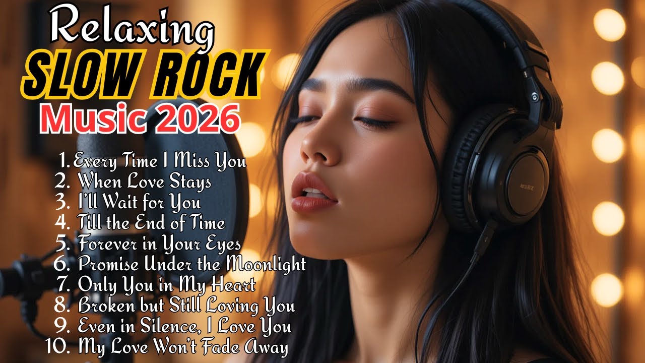 Slow Rock Music 2026 🎧 Relaxing Soft Rock for Sleep & Peaceful Night