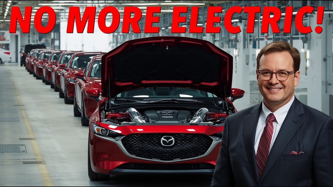 Mazda's Golden Bomb Launches: Our New Rotary Engine Will Destroy the Electric Car Industry!