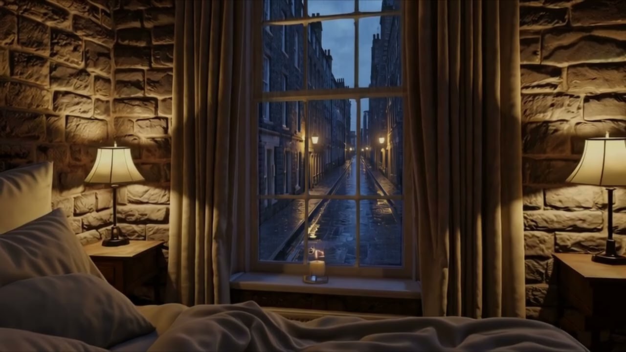 3 Hours of Cozy Bedroom Rain 🌧️ Soft Indoor Sounds for Deep Sleep