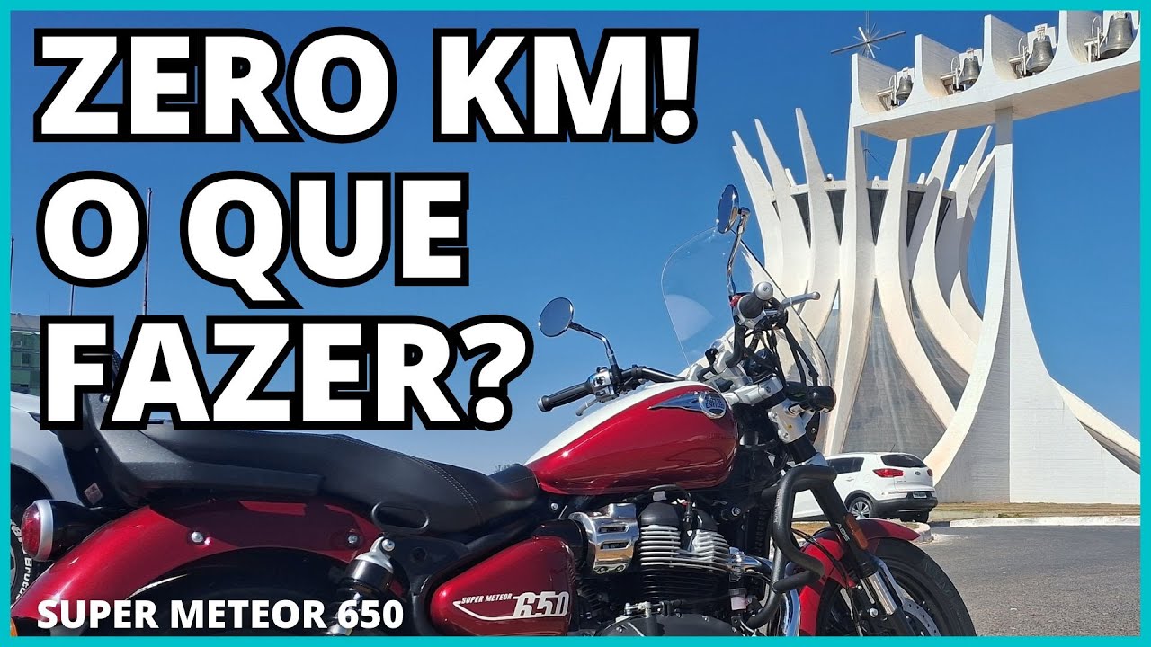 Pegando Zero Km e amaciando | Super Meteor 650