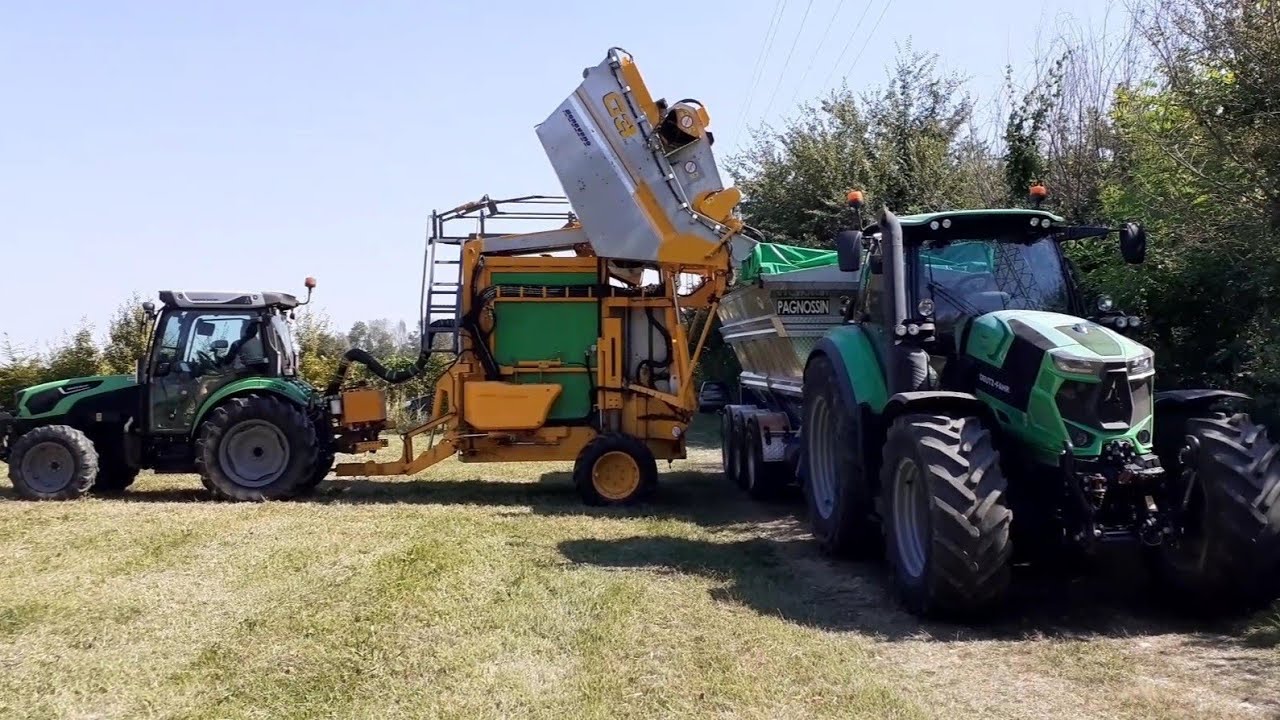 VENDEMMIA PROSECCO: DEUTZ FAHR TTV 5105 - 6185 | FENDT 714 | GREGOIRE G3.250 | PAGNOSSIN