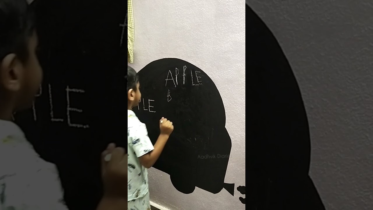 Aadhvik writing spellings.. kids learning activities #youtube #shorts