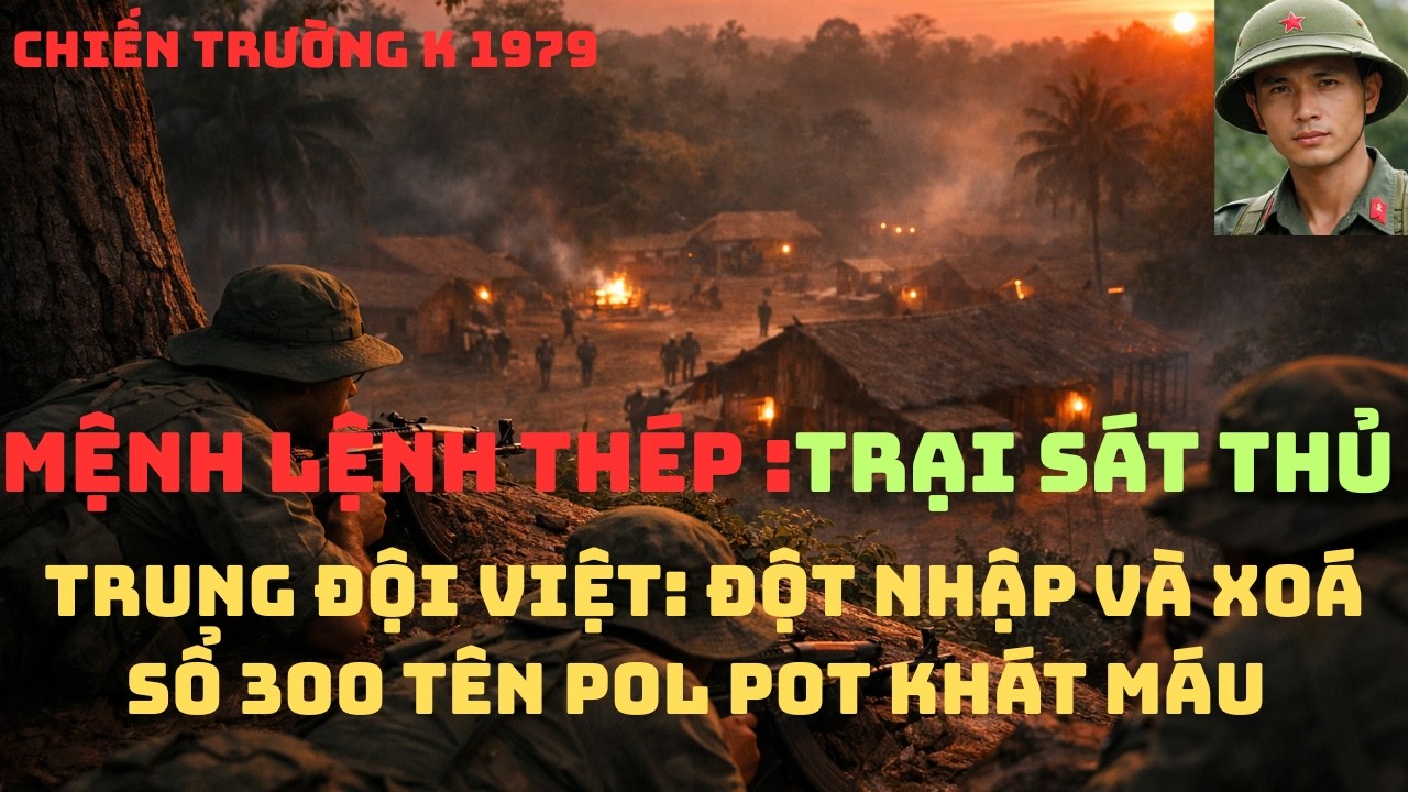 LỆNH HUỶ DIỆT :TRẠI SÁT THỦ _TRUNG ĐỘI VIỆT ĐỘT NHẬP VÀ XOÁ SỔ  300 TÊN POL POT KHÁT MÁU