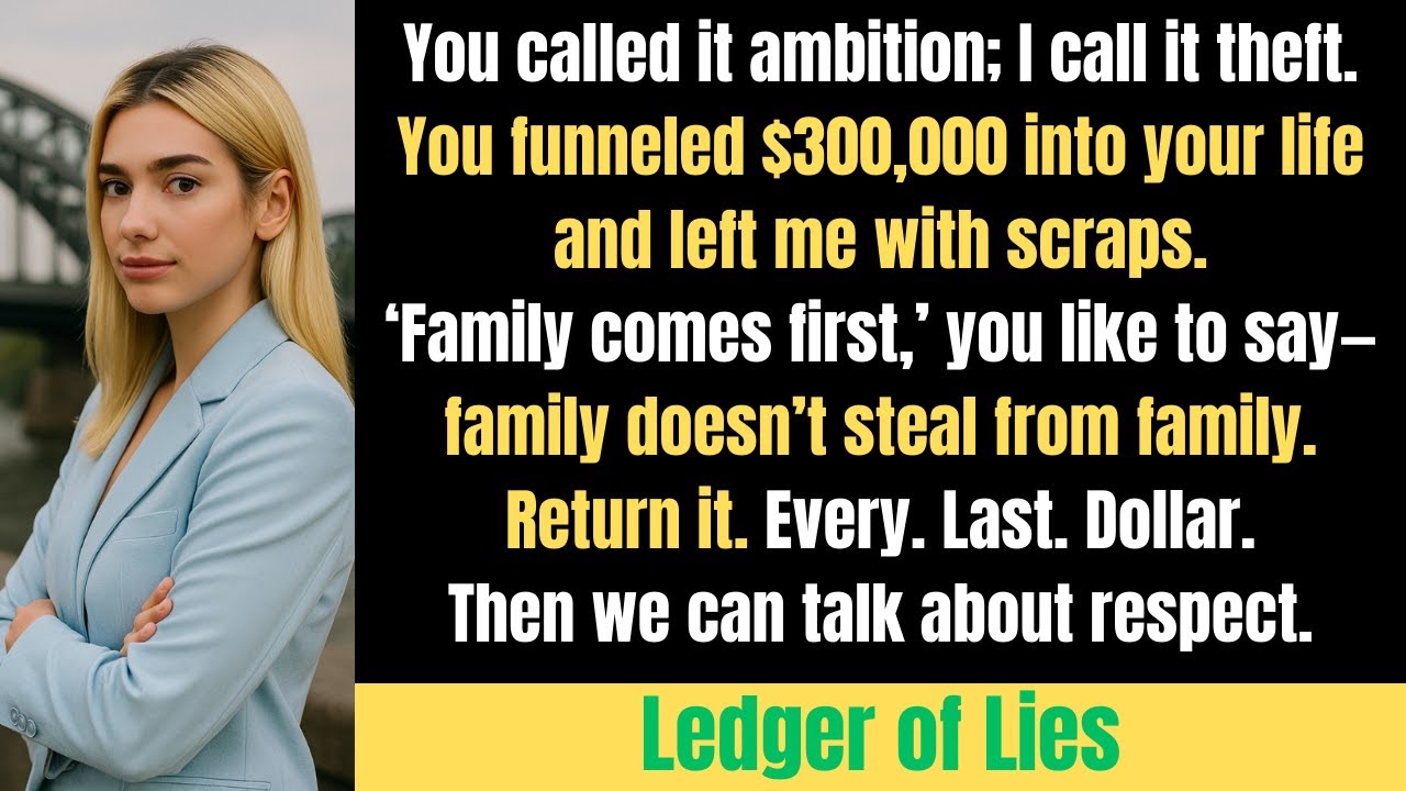 At Dinner, “I Confronted My Brother About the Missing $300,000 — His Answer Blew Our Family Apart.”