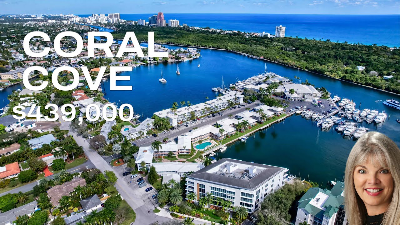 Coral Cove $439,000   Ocean Access!  No Fixed Bridges Next to Coral Ridge Yacht Club, Ft Lauderdale