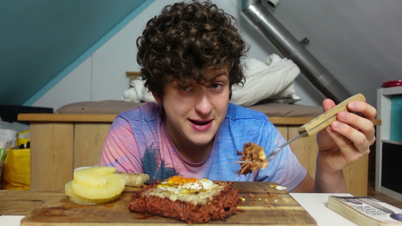 Egg Cheese Steak MUKBANG ( Steak With Pineapple )
