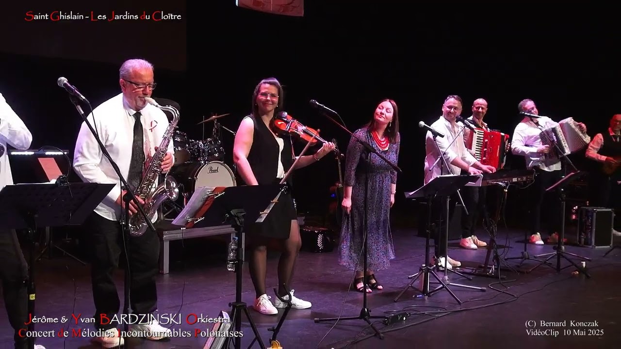Hommage à Marcel & HERVE par Jérôme & Yvan BARDZINSKI Orkiestra en CONCERT à Saint GHISLAIN (2)
