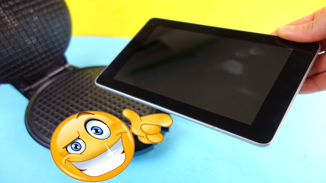 Experiment - Waffeleisen Vs Tablet!!!
