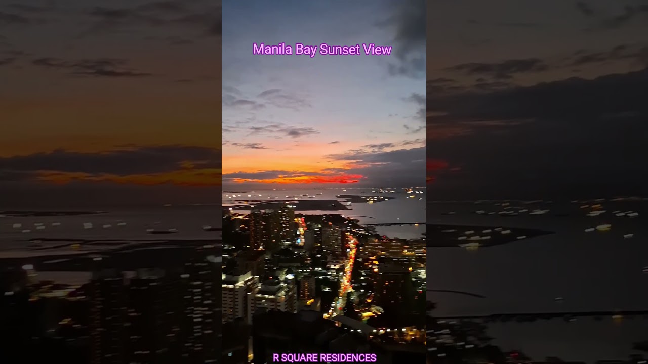 Enjoy the Manila Bay Sunset View at R Square Residences along Taft Avenue
