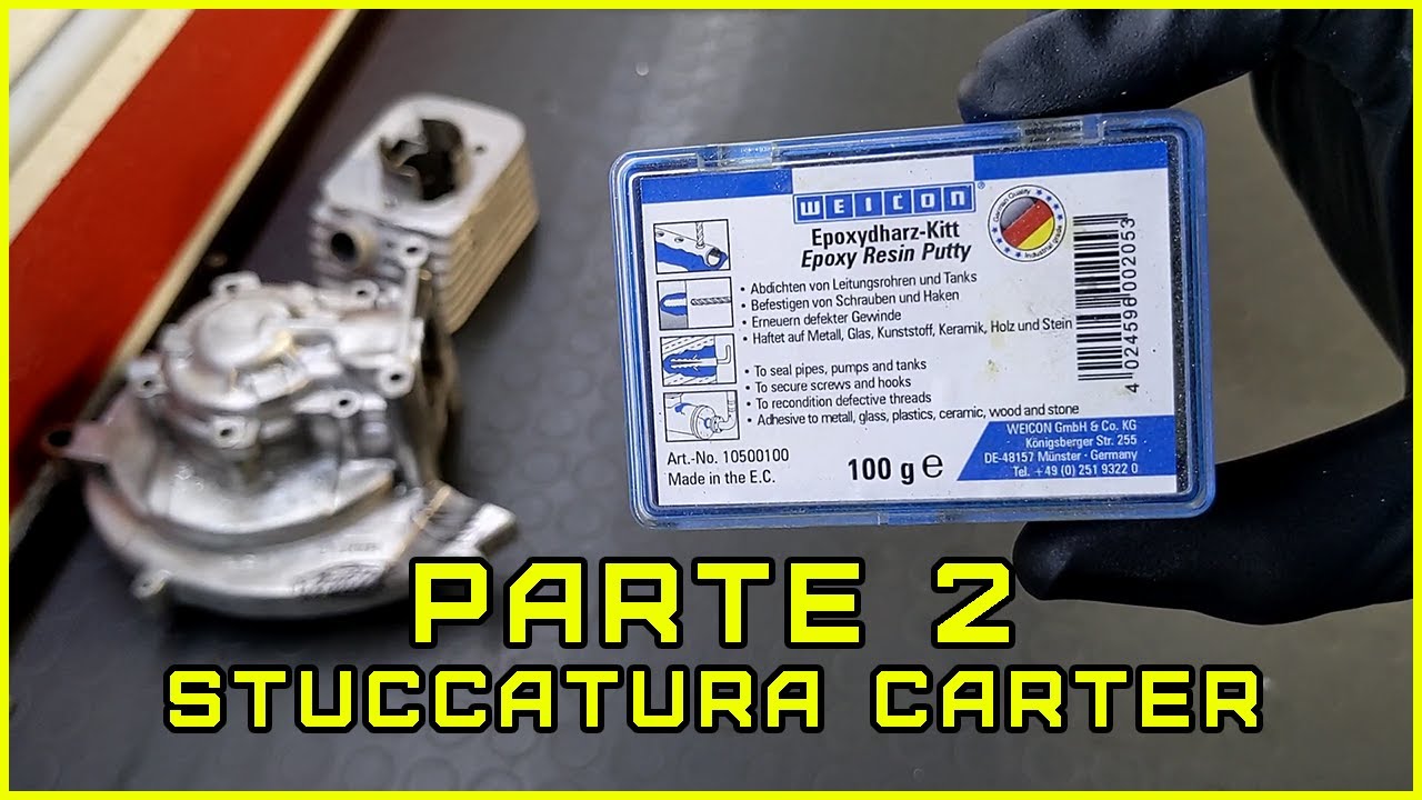 STUCCATURA carter x nuovi piano d'appoggio stucco BICOMPONENTE WEICON parte 2