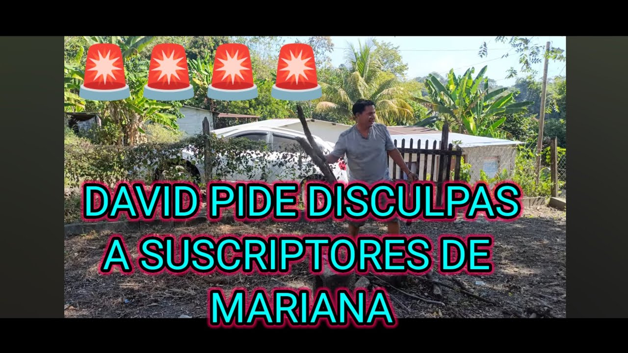 DAVID PIDE DISCULPAS A SUSCRIPTORES DE MARIANA ‼️ MIRA QUE PASÓ 