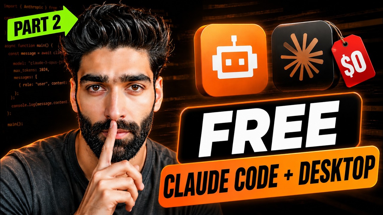 FREE Claude Desktop + Claude Code! Full Setup With Real Anthropic Models (July 2026)