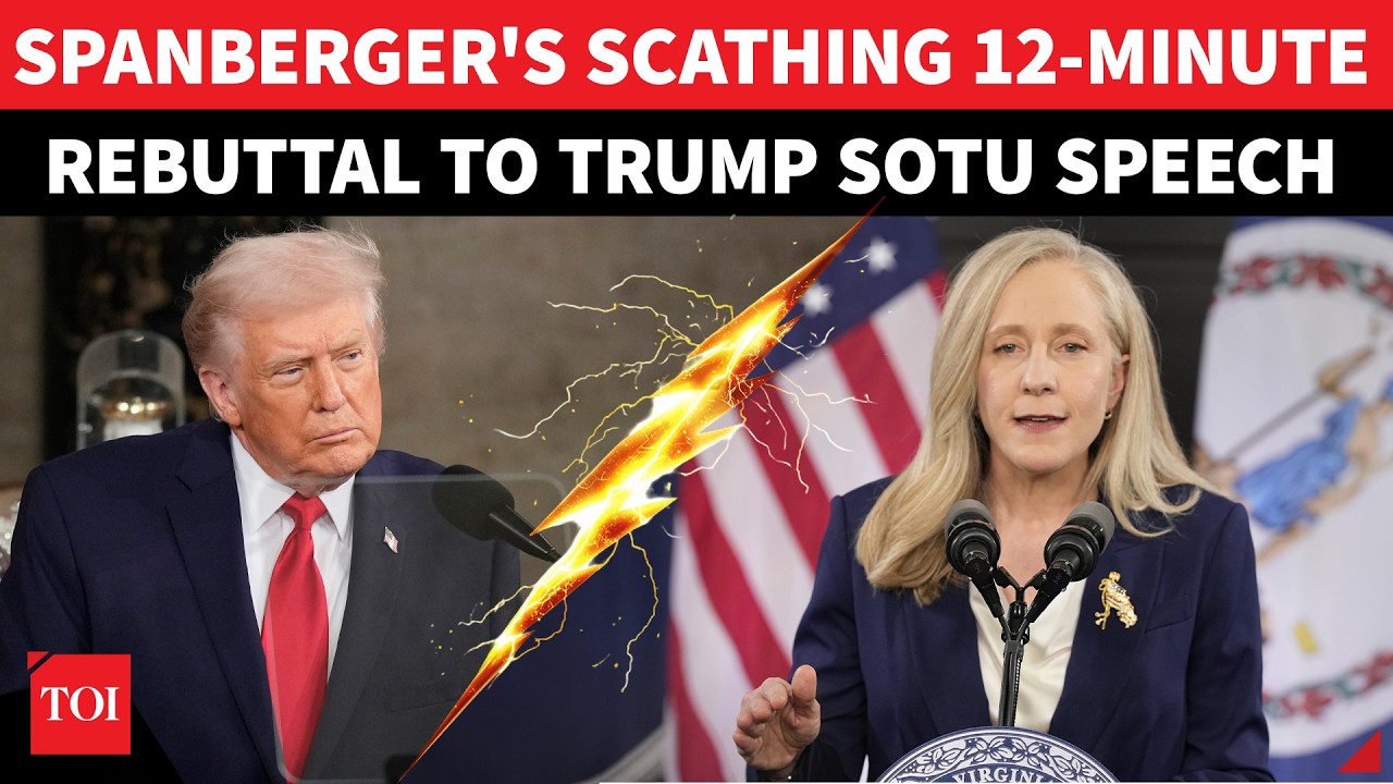 'Lied, Scapegoated, Distracted': Democrat Spanberger 'FACT CHECKS' Trump After Blazing SOTU Speech