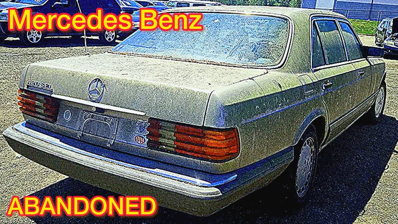 Mercedes Benz w126 abandoned rescued