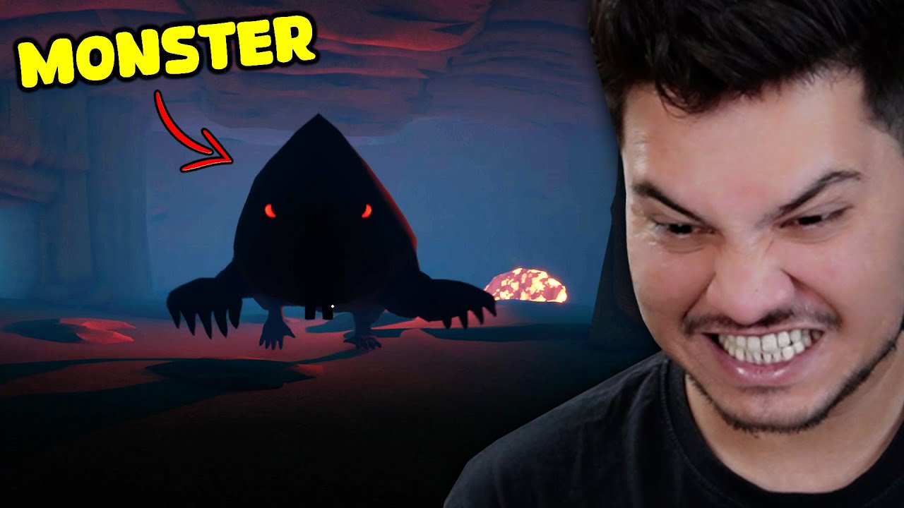 MONSTER In My Backyard😱 - A Game About Digging  A Hole
