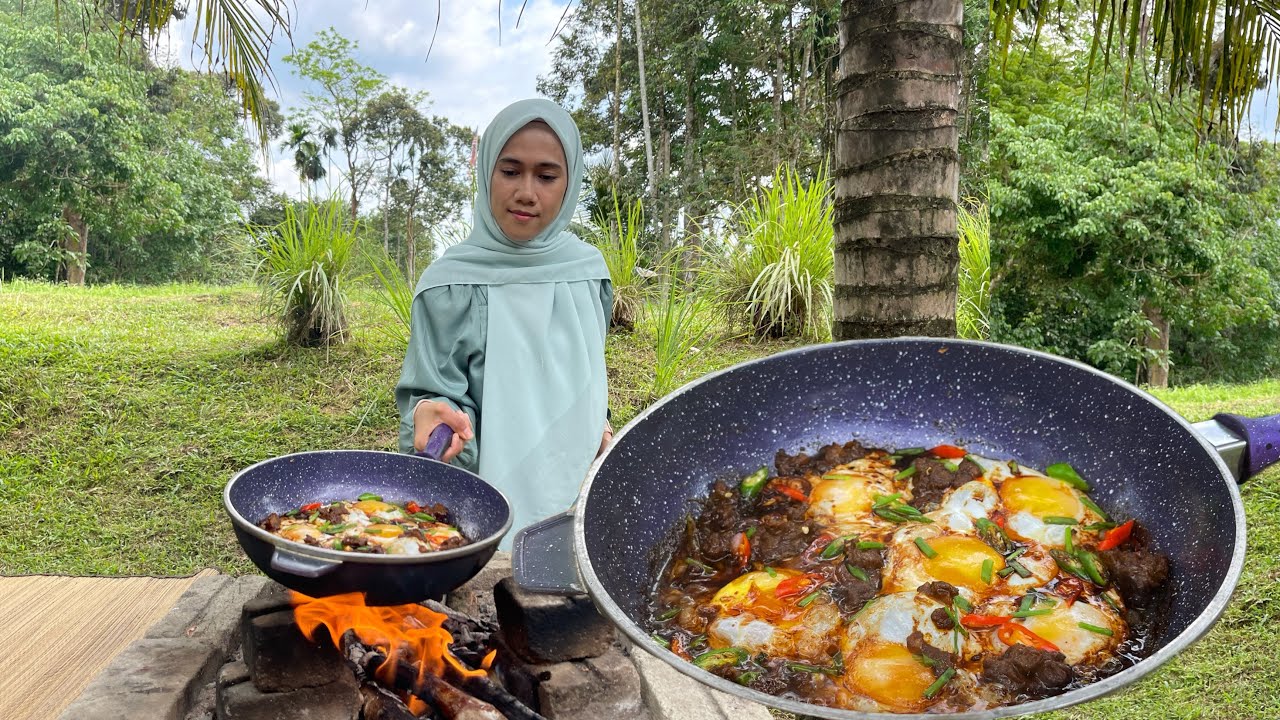TELUR MASAK KICAP SIMPLE MENGGODA, makan dengan nasi panas 👍🏻 yummy Egg recipe