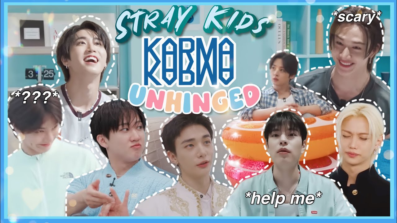 Stray Kids already being ✨UNHINGED✨during KARMA ERA promo