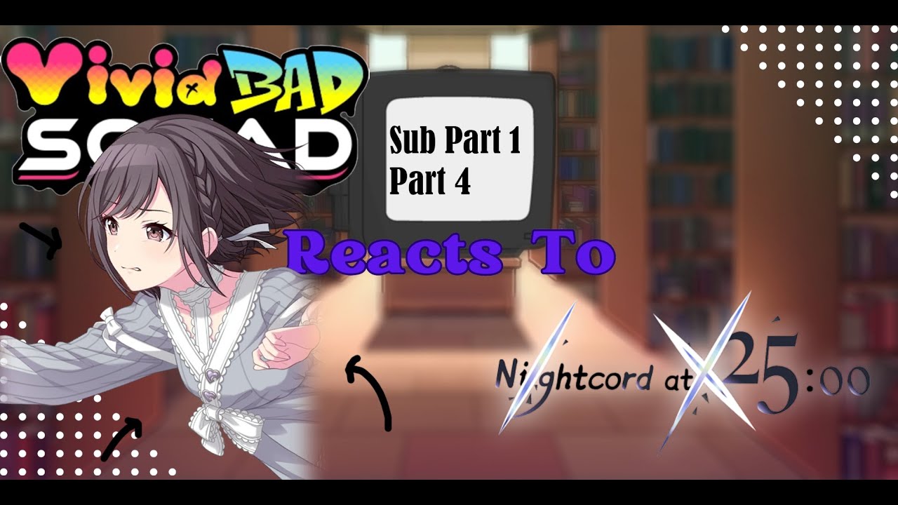 Vivid Bad Squad reacts to Nightcord at 25:00 | Part 4 Sub Part 1