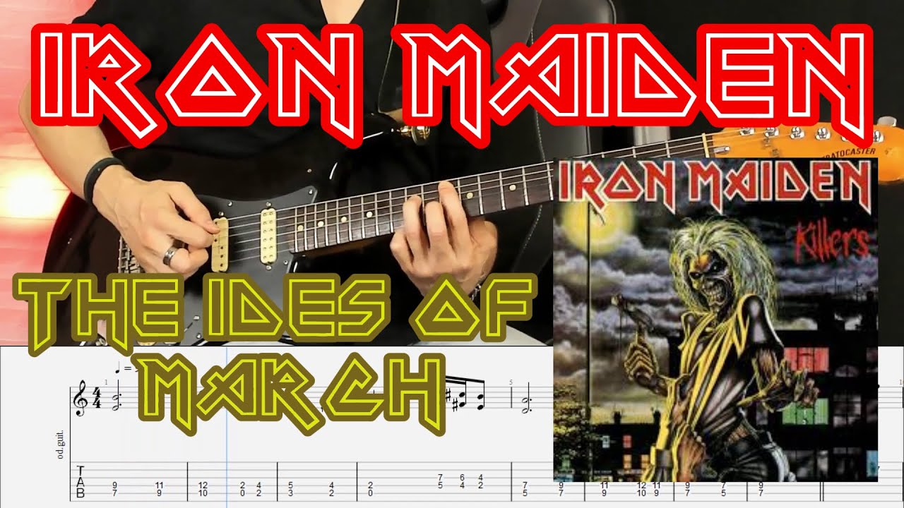 Iron Maiden - The Ides of March  (Tabs and Backing Track)