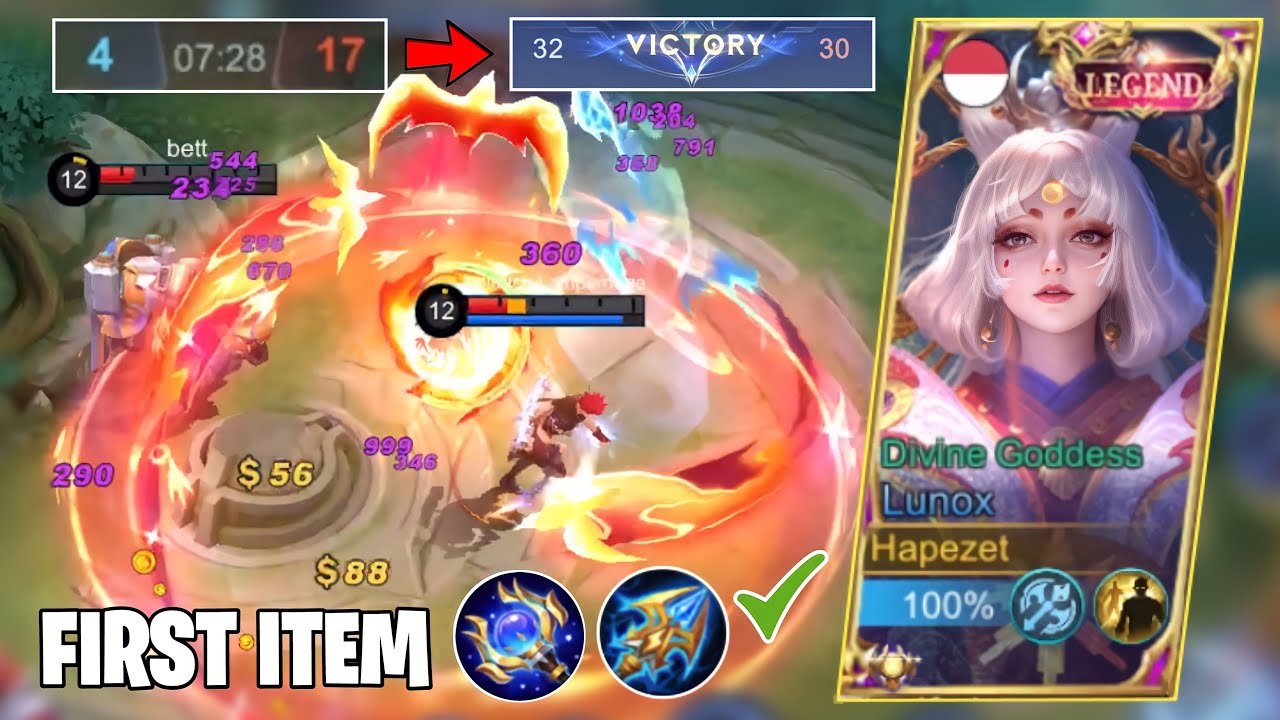 Lunox Carry the Team Dari Kena Bantai Sampe Bisa Comeback! | Mobile Legends
