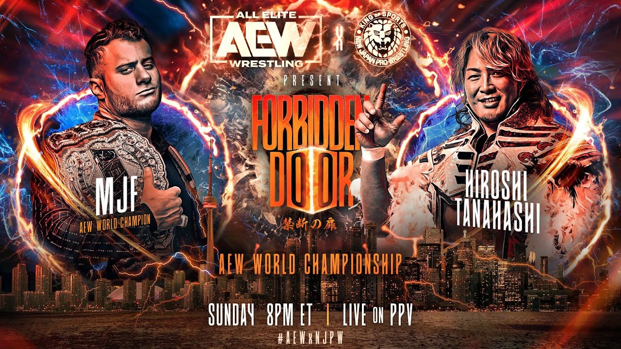 MJF vs. HIROSHI TANAHASHI for the AEW WORLD CHAMPIONSHIP - Live on PPV TONIGHT at 8e/5p