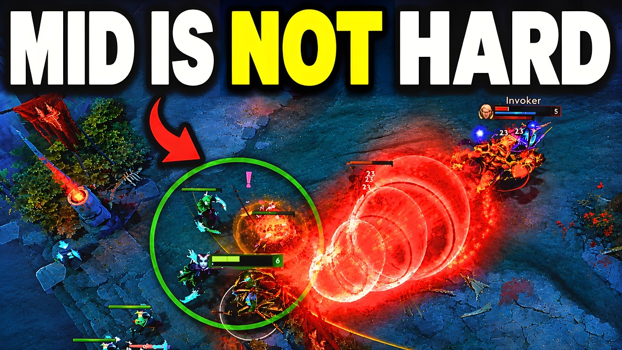 This Dota 2 Lesson Will Make You WIN MID (Just Copy Me)