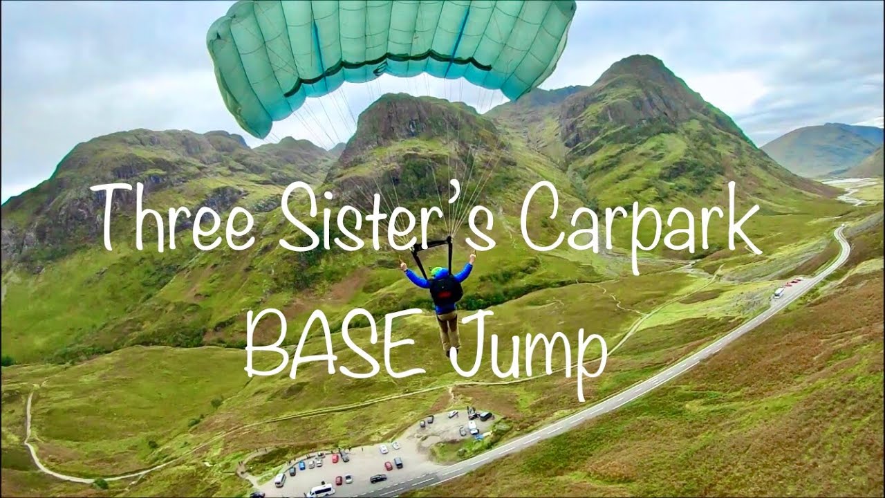 BASE JUMPING // FPV DRONE // GLENCOE // 3 SISTERS