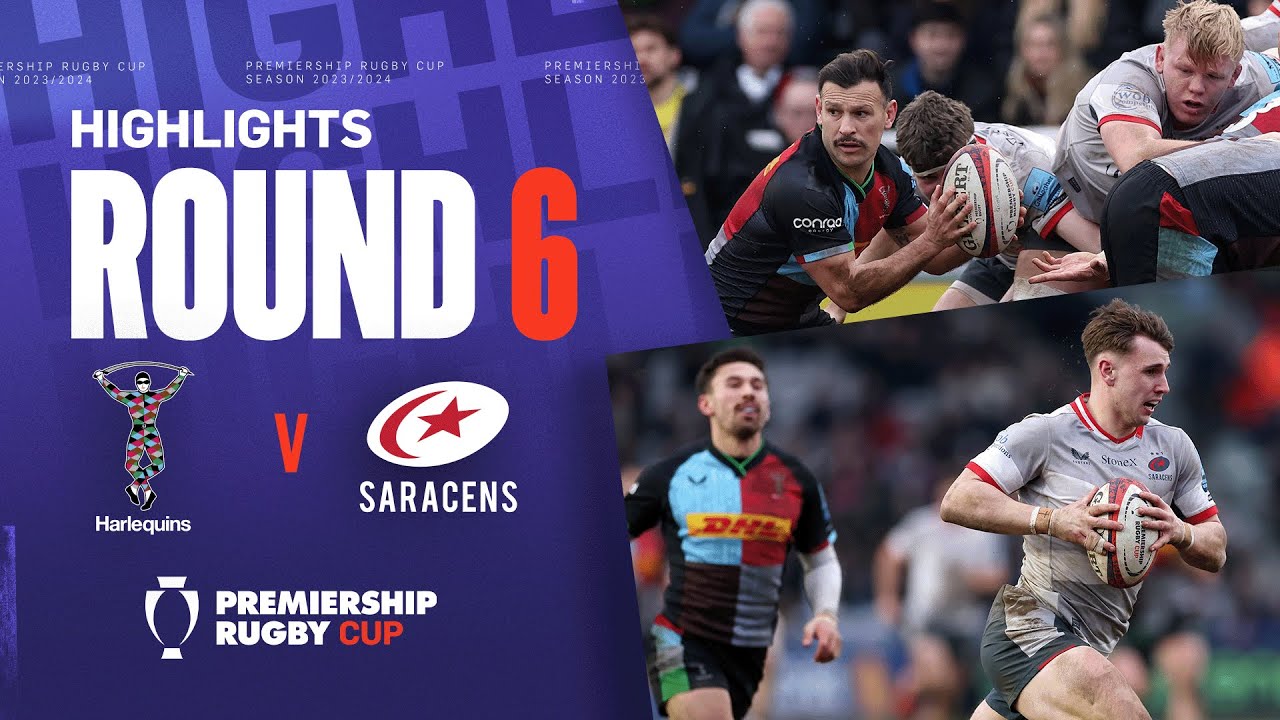Harlequins v Saracens - HIGHLIGHTS | THRILLER In London Derby | Premiership Rugby Cup