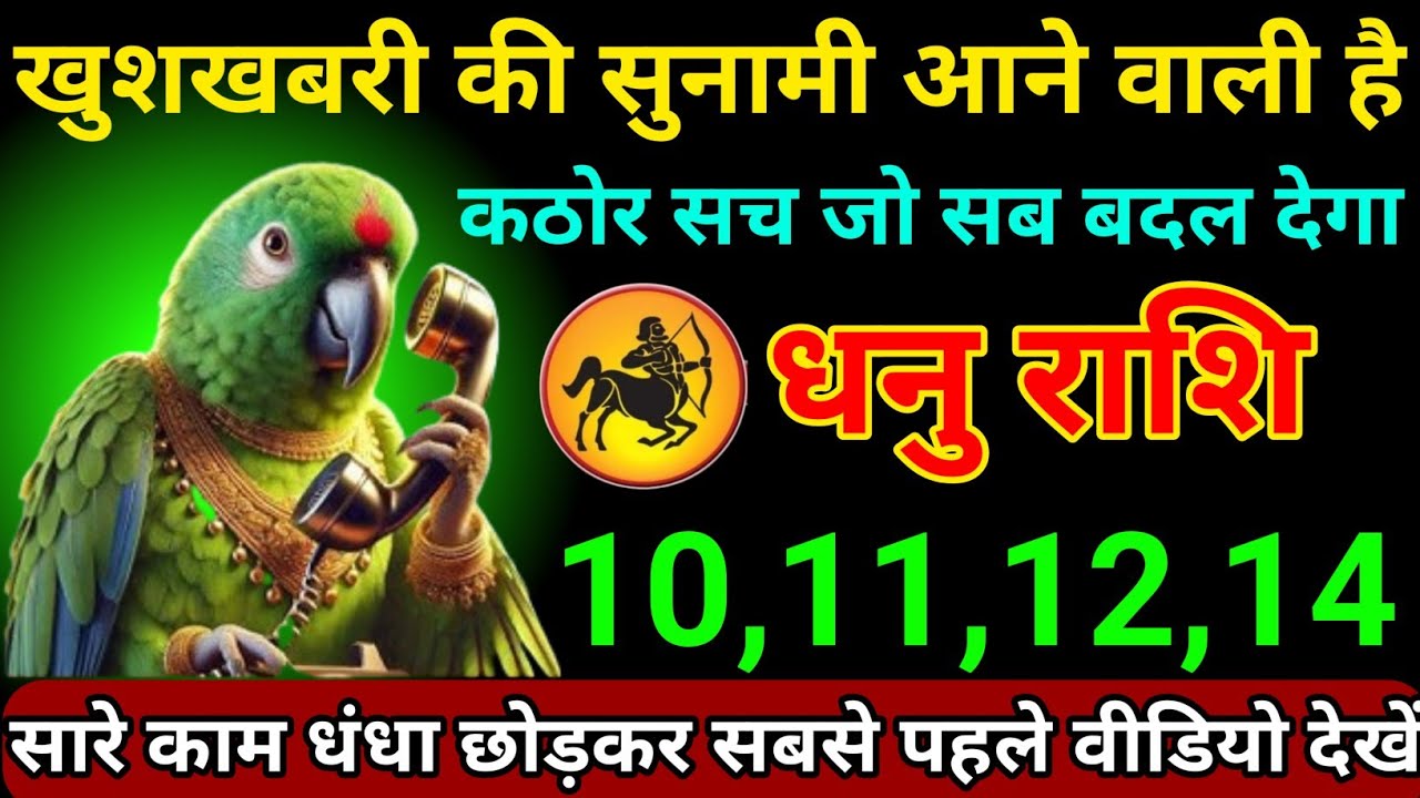 धनु राशि 08,09,10,11 फरवरी 2026 खुशखबरी की सुनामी आने वाली है कठोर सच जो सब बदल देगा/Dhanu Rashi 
