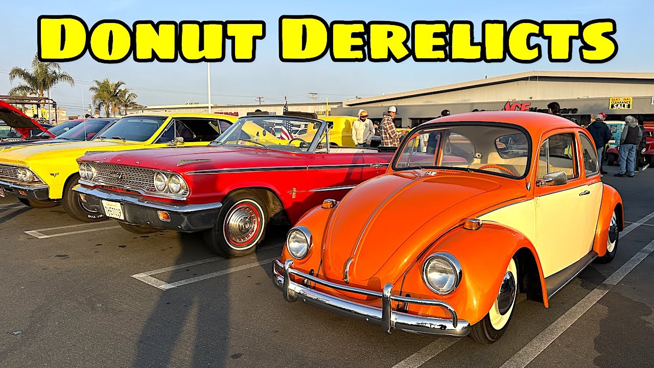Classic Car Show Donut Derelicts (Jan/04/2025) Huntington Beach, California