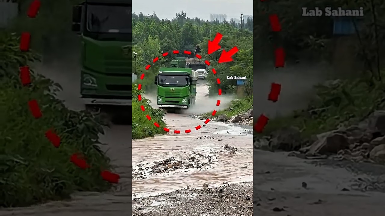 Achanak truck lekar Jana pada Bhari 🤯