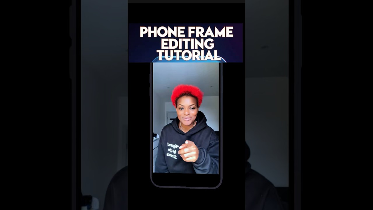 How to Add a Video Inside a Phone Frame &ndash; Easy Editing Trick - fast visual hook