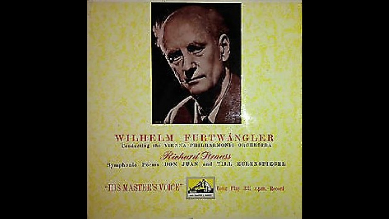 Richard Strauss Till Eulenspiegel Wilhelm Furtwangler Vienna Philharmonic Orchestra