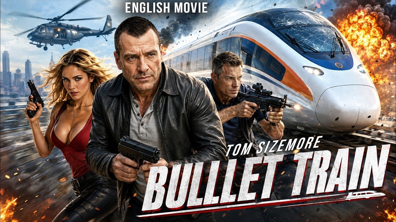 BULLET TRAIN | One Bomb, One Train, No Brakes | Hollywood Free English Movie |Fast Action Full Movie