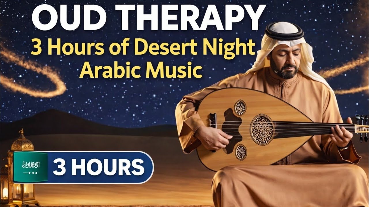 3 Hours of Oud Therapy 🇸🇦 Desert Night Arabic Music | Deep Relaxation • Study • Sleep