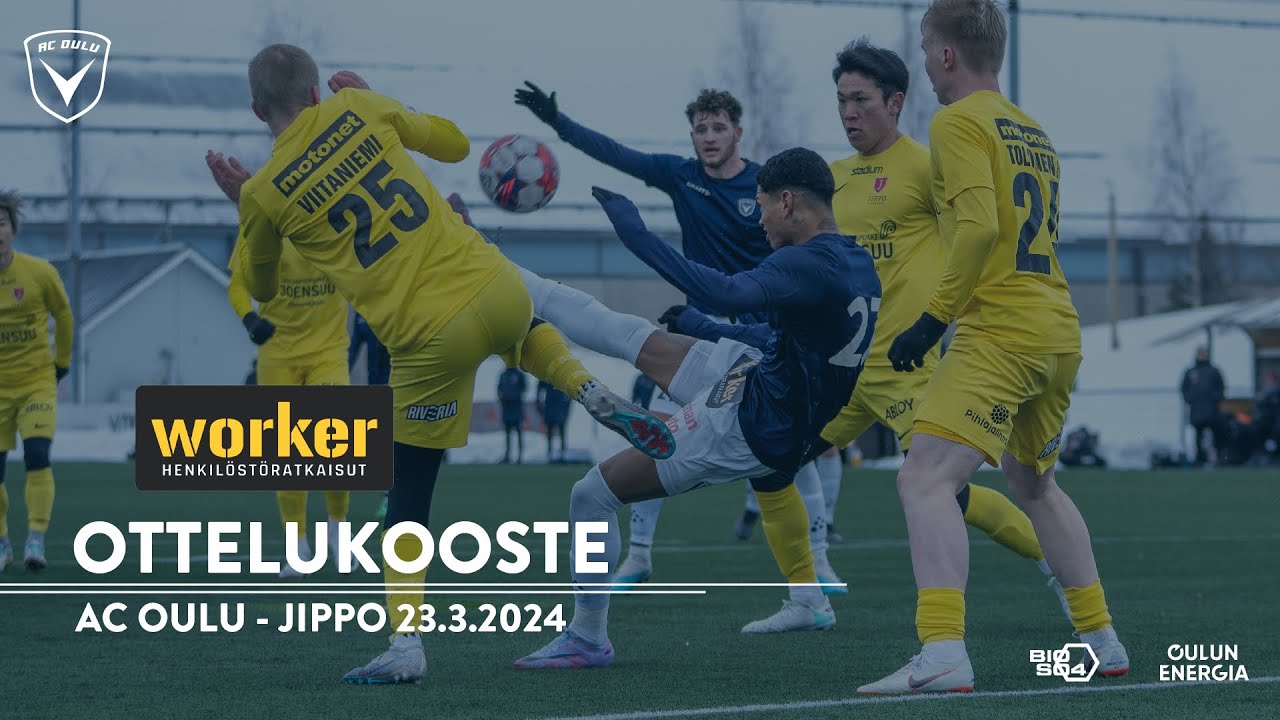 Worker ottelukooste AC Oulu - JIPPO 23.3.2024 (Harjoitusottelu)