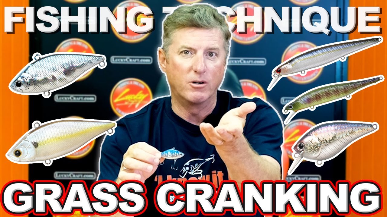 【Angler's Secret 12】GRASS CRANKING Technique - New Version【Lucky Craft®】