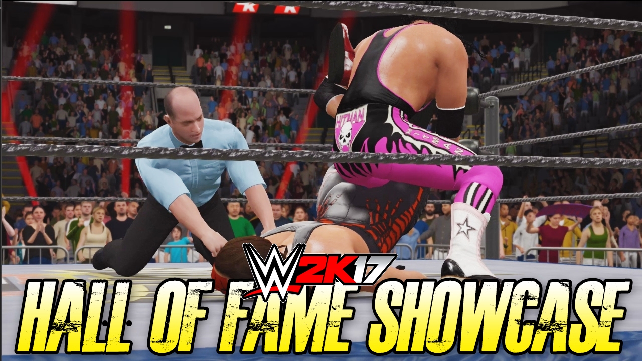WWE 2K17 Hall of Fame Showcase - STING vs BRET HART!! (WWE 2K17 2K Showcase DLC)