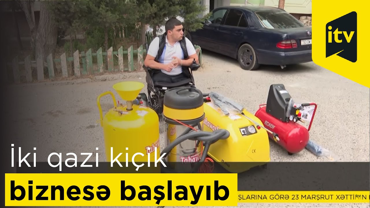 İki qazi kiçik biznes fəaliyyətinə başlayır